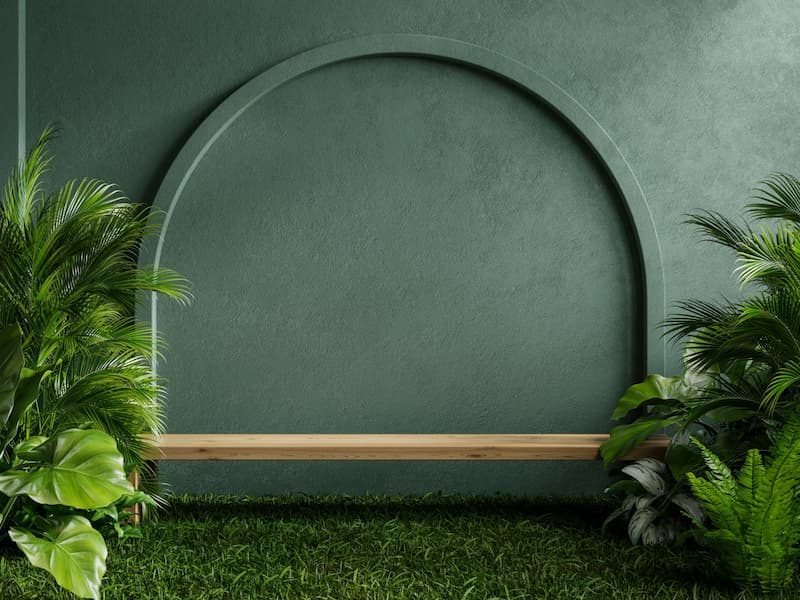 Arredare con il verde foresta: il colore che dà profondità e stile agli esterni